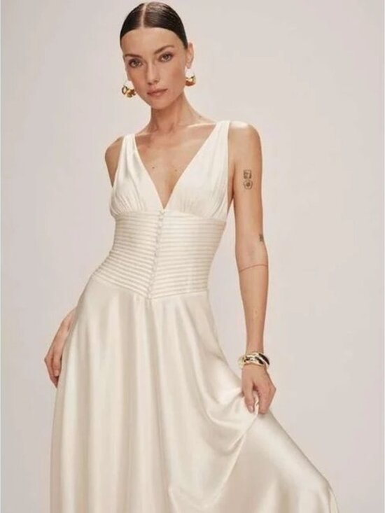 Reformation Dresses & Skirts - Reformation Arianwen Satin Dress NWT